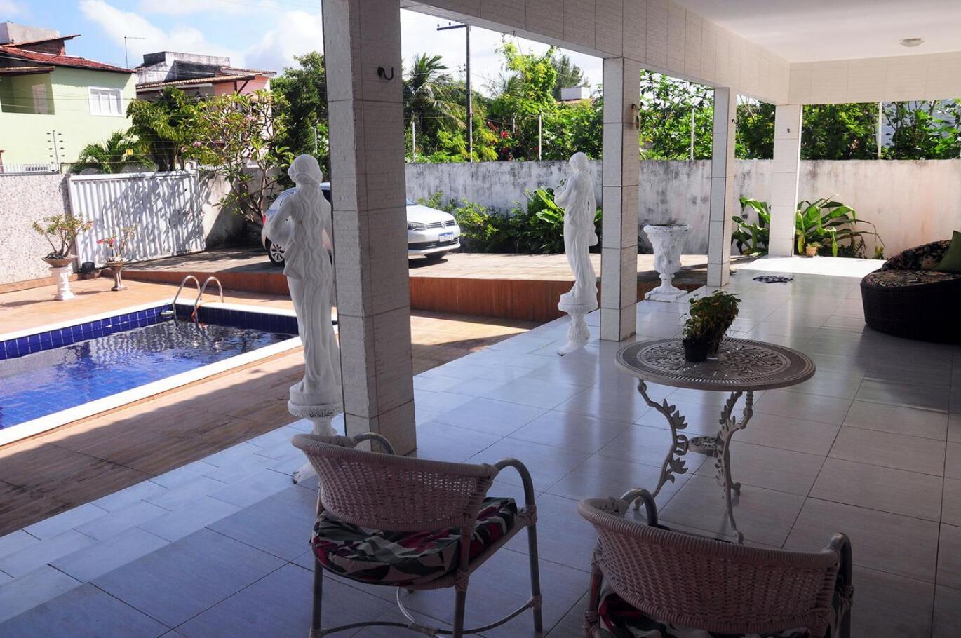הוילה Casa C Piscina, Churrasq E Muito Lazer Em Conde Pb מראה חיצוני תמונה